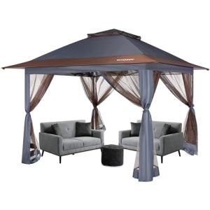 VIVOSUN 13x13 Pop Up Canopy with Mosquito Netting