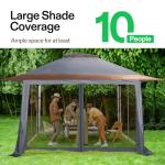 VIVOSUN 13x13 Pop Up Canopy with Mosquito Netting