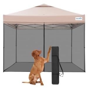 10x10 Portable Pop Up Screened Canopy Tent