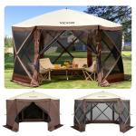 VEVOR 12x12ft Pop-up Canopy Tent with Mesh Windows