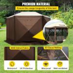 VEVOR 12x12ft Pop-up Canopy Tent with Mesh Windows