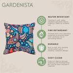 Colorful 18" Outdoor Scatter Cushion for Gardens