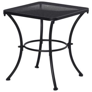 Outsunny Black 45cm Square Patio Bistro Table