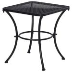 Outsunny Black 45cm Square Patio Bistro Table