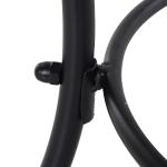 Outsunny Black 45cm Square Patio Bistro Table