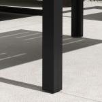Rectangular Steel Frame Patio Coffee Table