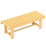Outsunny 1.1M Patio Loveseat Garden Bench for Two