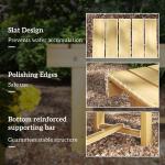 Outsunny 1.1M Patio Loveseat Garden Bench for Two