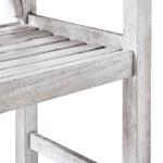 Grey Meranti 2-Seater Garden Bench by VonHaus