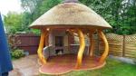 4m Thatched Wooden Gazebo for Summer Fun