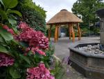4m Thatched Wooden Gazebo for Summer Fun