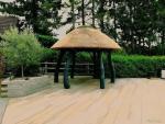 4m Thatched Wooden Gazebo for Summer Fun