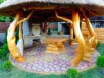4m Thatched Wooden Gazebo for Summer Fun