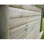 5.1m Oval Garden Gazebo with Cedar Roof