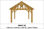 Charming Green Oak Gazebo Kit - 3.5m Square