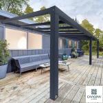 TieDex Palram Canopia Stockholm 11x24 ft Patio Cover