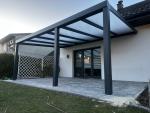 Aluminium Lean-To Pergola Gazebo for Patios
