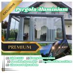 Aluminium Wall Mounted Pergola for Patios