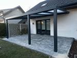 Aluminium Lean-To Pergola Gazebo for Patios