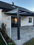 Aluminium Lean-To Pergola Gazebo for Patios