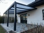 Aluminium Lean-To Pergola Gazebo for Patios