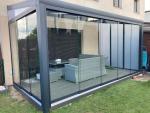 Aluminium Wall Mounted Pergola for Patios
