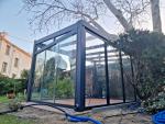 Aluminium Lean-To Pergola for Outdoor Patio