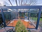 Aluminium Lean-To Pergola for Outdoor Patio