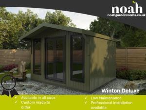 Winton Eco Pod Garden Room - 12x10 Log Cabin