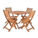 Hardwood Garden Dining Table and Chairs Set