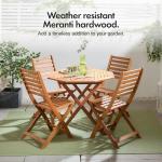 Hardwood Garden Dining Table and Chairs Set