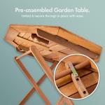 Hardwood Garden Dining Table and Chairs Set