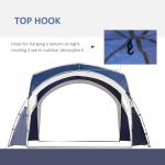 Outsunny Blue & Grey Outdoor Gazebo Tent
