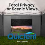 3x6m Pop Up Gazebo with Sides - Black