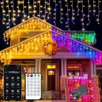 400 LED Outdoor Christmas Icicle Lights with App Control