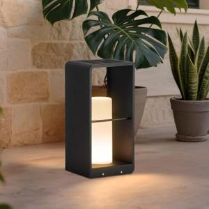 Linkmoon Waterproof Solar Patio Floor Lamp