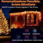 400 LED Outdoor Christmas Icicle Lights with App Control