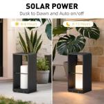 Linkmoon Waterproof Solar Patio Floor Lamp
