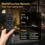 30Ft Outdoor LED String Lights with Remote