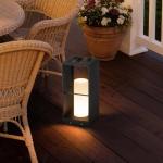Linkmoon Waterproof Solar Patio Floor Lamp