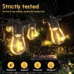30Ft Outdoor LED String Lights with Remote