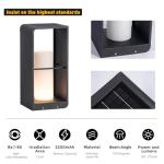 Linkmoon Waterproof Solar Patio Floor Lamp