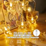 20 LED USB Fairy Lights for Garden & Parties