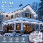 20M Waterproof Outdoor Icicle Fairy Lights