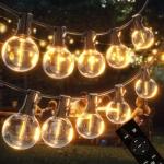 60ft LED Festoon String Lights for Outdoor Fun