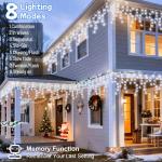 20M Waterproof Outdoor Icicle Fairy Lights