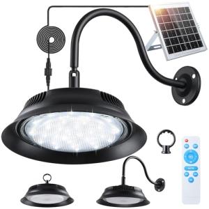 Bright Solar Shed Lights with Dual Installation Options