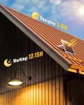 Bright Solar Shed Lights with Dual Installation Options