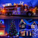 1400 LED Outdoor Multicolored Christmas String Lights