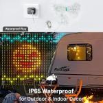 400 LED Smart Curtain Fairy Lights with Remote